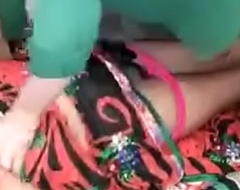 Indian Girl wanking hairy pussy