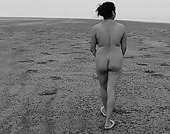 Indian body of men nude walking on beach