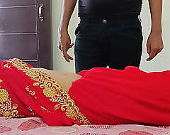Newly married sexy indian desi village aunty was fucking hard with step-son first of all clear Hindi audio