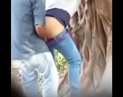 sexy indian girl drilled by her tweak in jungle expulsion video.