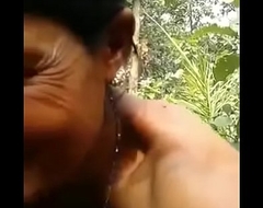 Desi married mom make the beast with two backs in forest