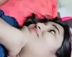 Swathi naidu getting kissed by her boyfriend