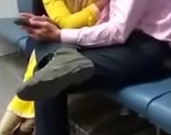 desi girlfriend kissing in metro