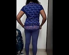 Amateur Desi Cute Mature Indian Bhabhi Only of two minds Attire XXX Big Tits, Ass, Cookie Scant