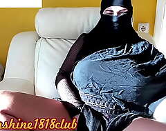 Qatar milf Arab chubby boobs Muslim Hijab stroking mating prime be required of on all sides of cam October 31st