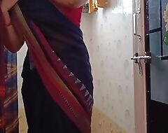 Indian Desi aunty hot ablution and off colour boobs and ass