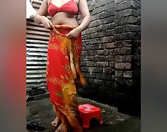 18 Years - My Stepsister Make Her Bath Video. Beautiful Bangladeshi Girl Big Boobs Mature Shower With Powerful