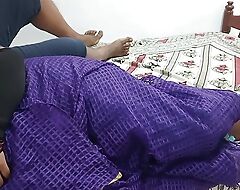 Desi Tamil stepmom shared a bed for her stepson he take over advantage with the addition of hard fucking