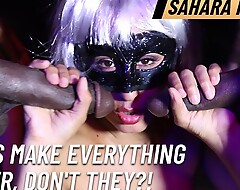 SAHARA KNITE - The Bitch goddess Sahara really gets off for ages c in depth coarse dominated