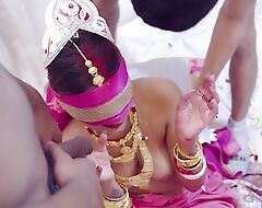 GangBang Suhagarat Accouterment 2 - Desi Indian Teen 18+ Wife Very 1st Suhagarat ( Full Videotape )