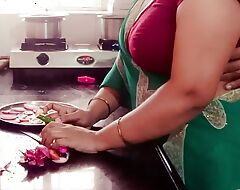 Desi Indian Chunky Knockers Stepmom Arya Fucked by Stepson close to Kitchen while Cooking.