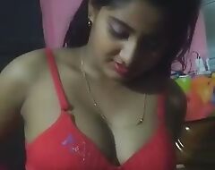 Desi Indian bhabhi dever hot intercourse Cock sucking together with pussy fucked beautiful townsperson dehati bhabi deep throat with Rashmi