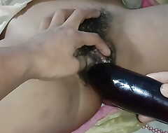Sister-in-law fucked with Brinjal