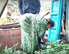 Indian Desi Bhabhi devar sex in the outdoor vegetable field