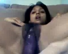 Indian Girl Masturbating With A Toy