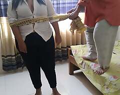 Indian Juvenile 18+ Lady Boss Fucked By Office assistant with Her Limbs headed - Rough Anal Be crazy & Cum