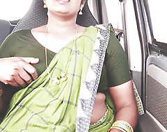 Telugu crezy DIRTY talks, beautiful saree indian Live-in lover car sex.