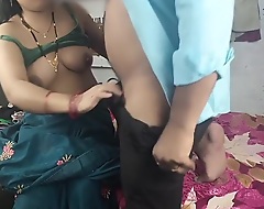 Stepbrother-in-law Made Bhabhi Suck His Cock Adjacent to A Closed Room With an increment of Then Fucked Their way (clear Hindi Voice)