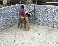 Hyderabad's Telugu lovers enjoy blown pussy all over swimming come together farmhouse outdoor Telugu intrigue b passion