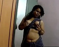 Horny Lily Put the screws on Her Big Boobs In Mumbai Chamber