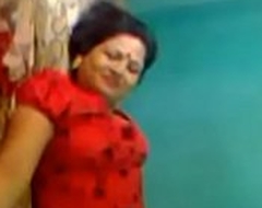 indian person screwing erotic sali pussy in white-hot saree in home